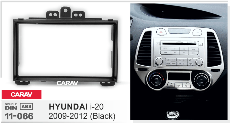 HYUNDAI i-20 2009-2012  Универсальная переходная рамка  CARAV 11-066