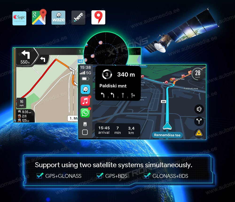  3207M  3207M GPS Navigation with Online Maps