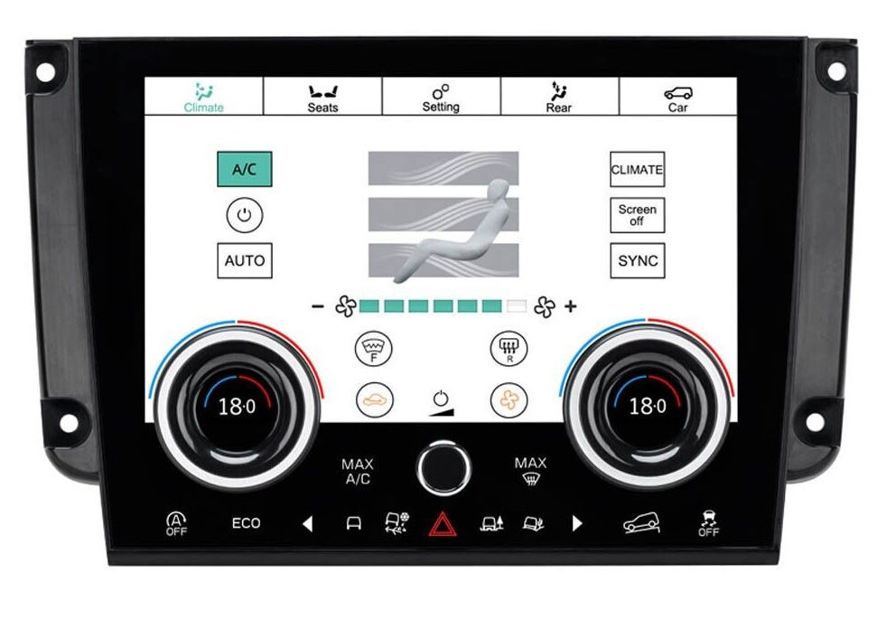 9" tolline Land Rover Discovery Sport (2015-2019) digitaalne AC kliimapaneel