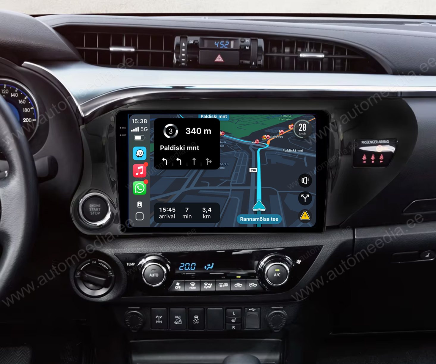 Automedia 9141 Mudelikohane android multimeediakeskus gps naviraadio