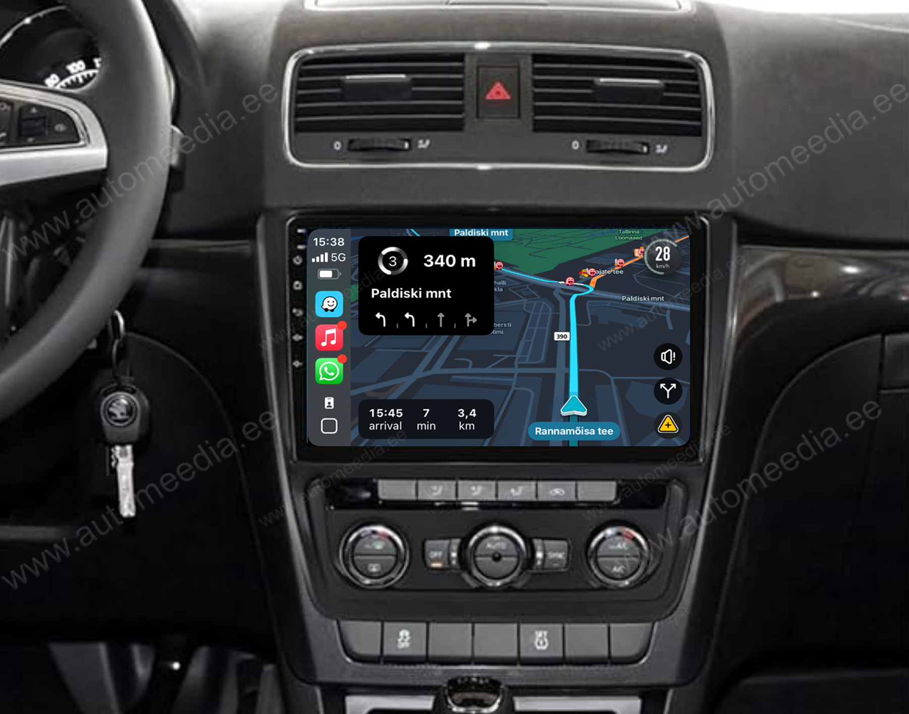 Automedia 9209 Mudelikohane android multimeediakeskus gps naviraadio