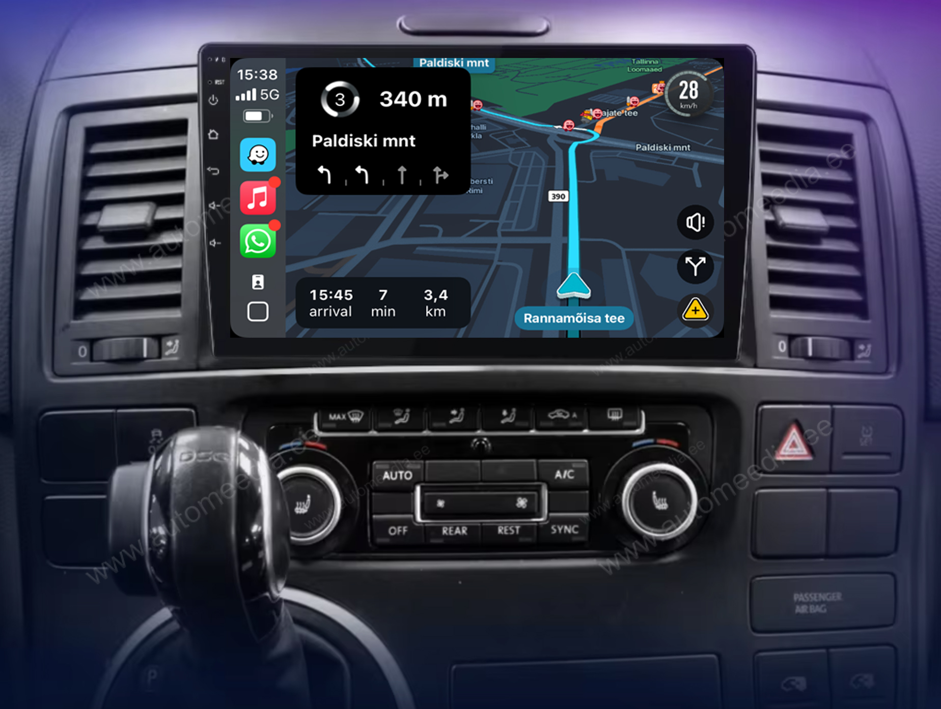 Automedia 9248 Mudelikohane android multimeediakeskus gps naviraadio