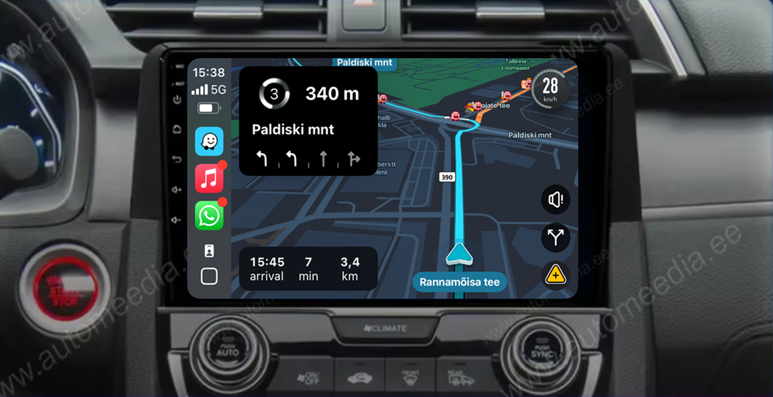 Automedia 9322B Mudelikohane android multimeediakeskus gps naviraadio