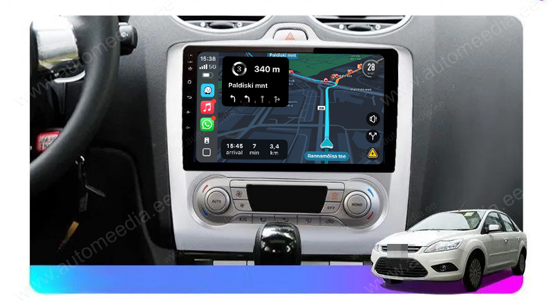 Automedia 9489 Mudelikohane android multimeediakeskus gps naviraadio