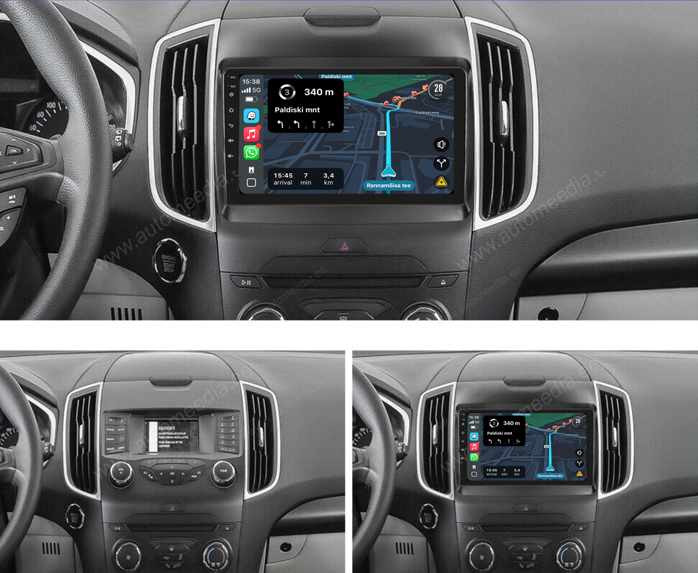 Automedia 9491 Mudelikohane android multimeediakeskus gps naviraadio