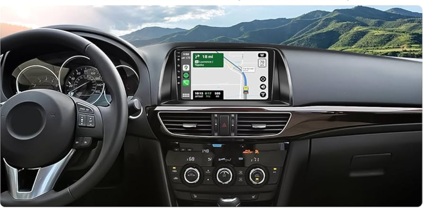 Automedia 9609 Mudelikohane android multimeediakeskus gps naviraadio