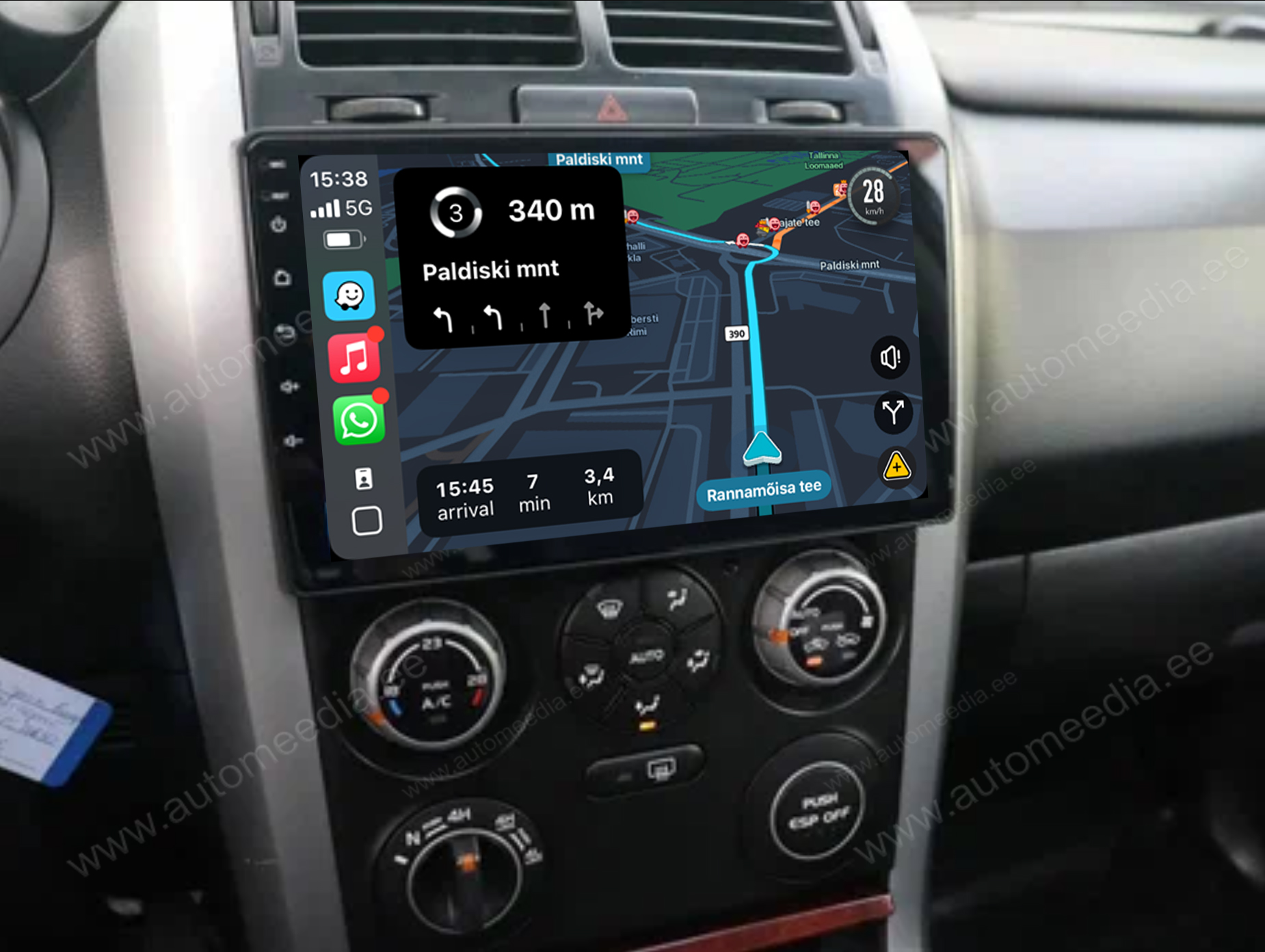 Automedia 9660 Mudelikohane android multimeediakeskus gps naviraadio