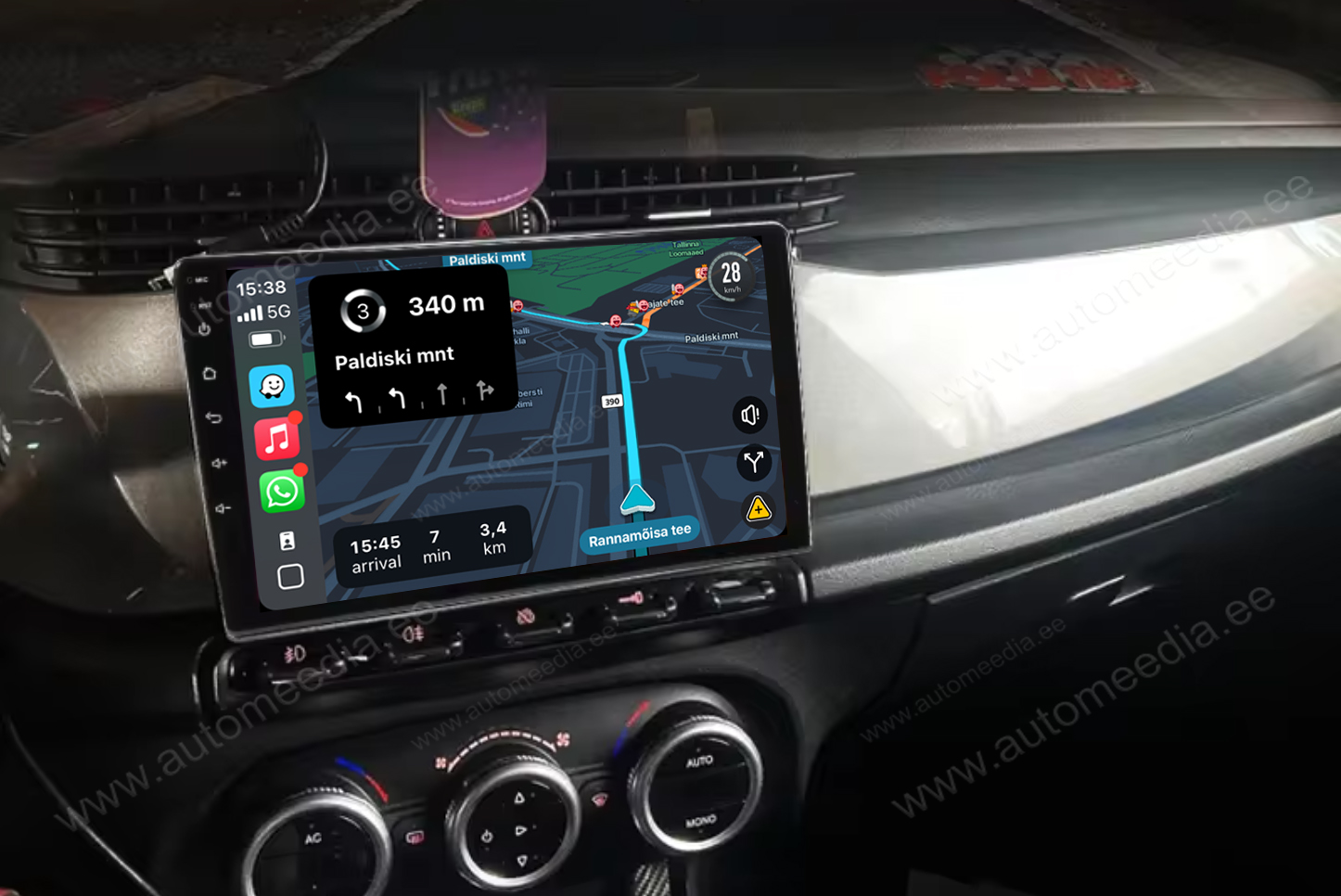 Automedia 9760  Auto multivides GPS atskaņotājs ar pielāgotu dizainu