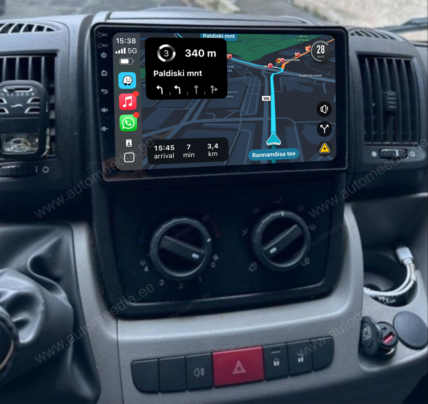 Automedia 9771  Auto multivides GPS atskaņotājs ar pielāgotu dizainu