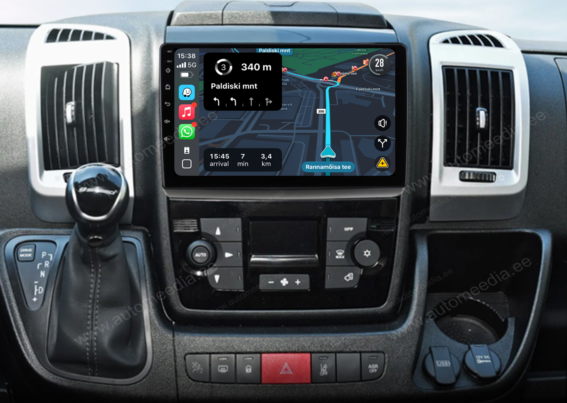 Automedia 9777 Mudelikohane android multimeediakeskus gps naviraadio