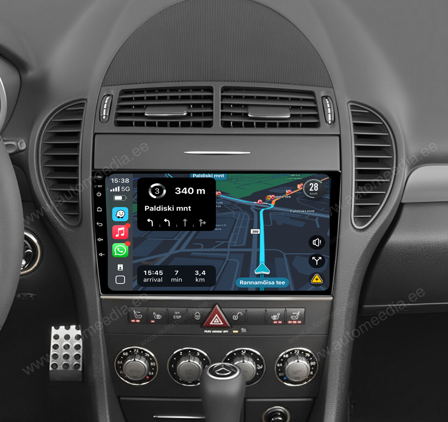 Automedia 9819 Mudelikohane android multimeediakeskus gps naviraadio