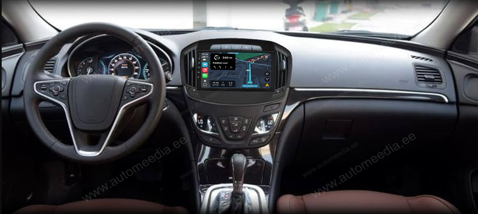 Automedia 9976  Auto multivides GPS atskaņotājs ar pielāgotu dizainu