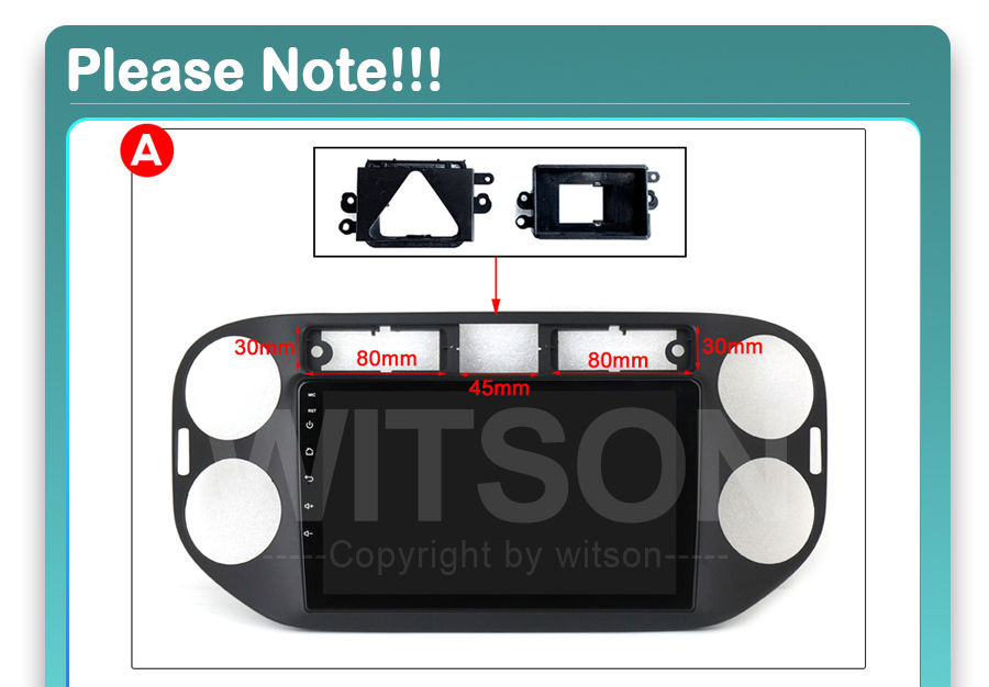 VW Tiguan (2007-2012)  Automedia 9227B raadio sobivus autole