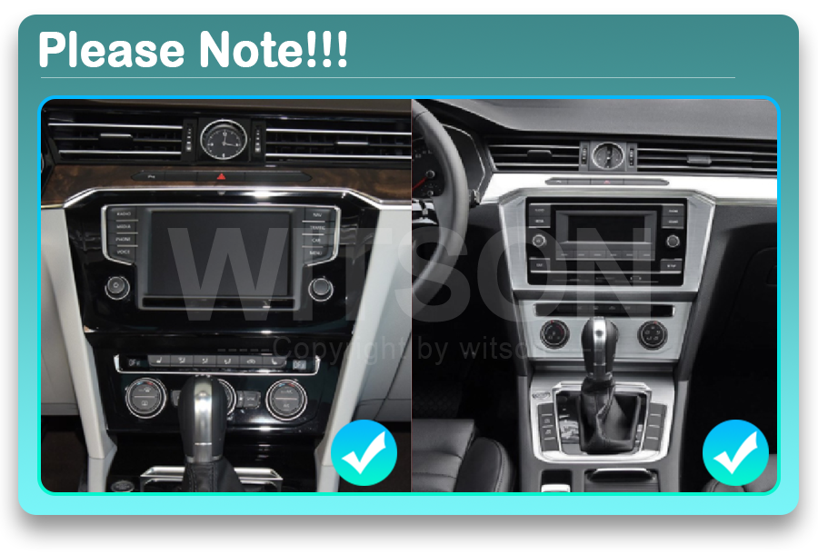 VW Passat B8 (2015 - 2017)  Automedia 9241 raadio sobivus autole