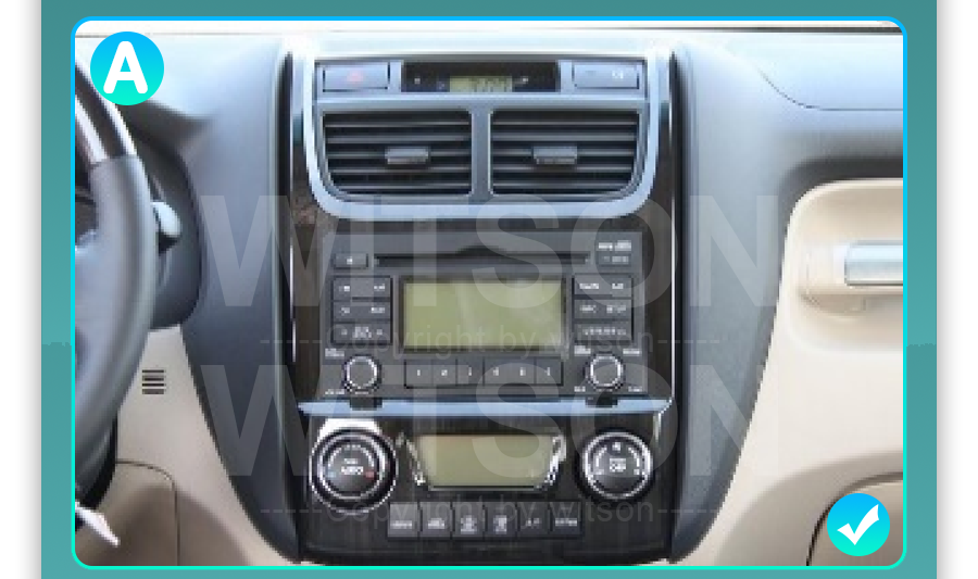 Kia Sportage (2004-2009)  Automedia 9527 raadio sobivus autole