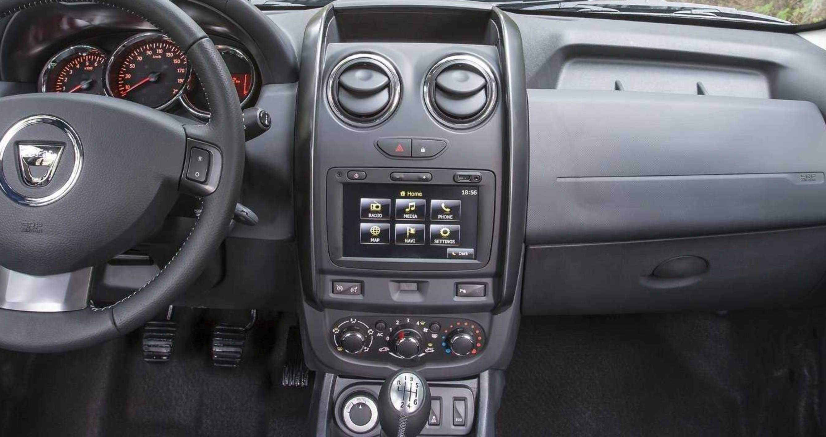 Dacia DUSTER (2014-2017)  Automedia 9696 raadio sobivus autole