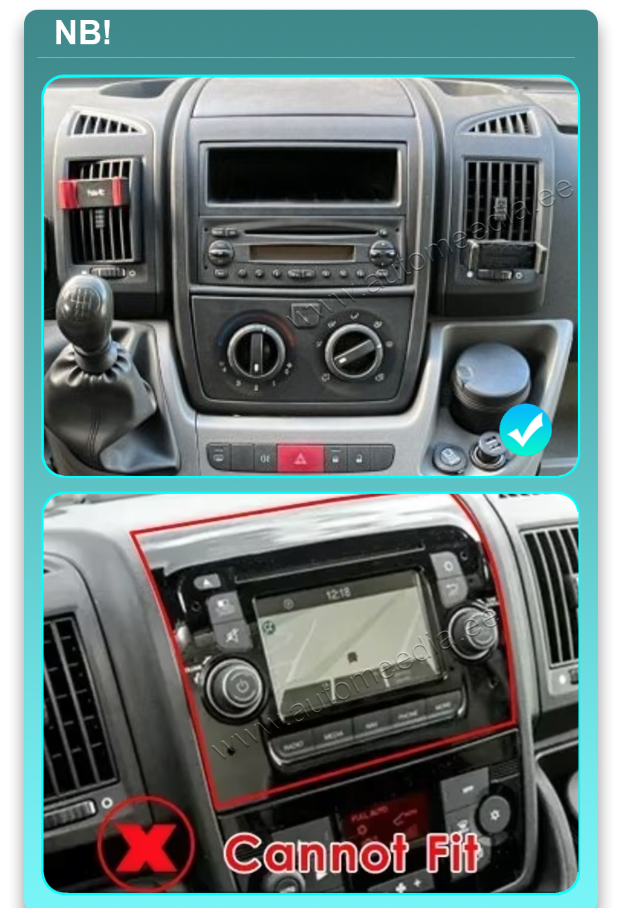 Automedia 9771 Automedia 9771  pielāgota multivides radio piemērotība automašīnai