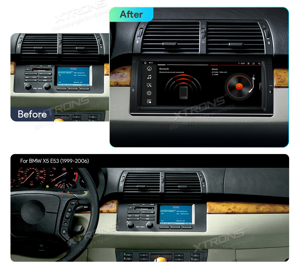 XTRONS IA1253BLHS Car multimedia GPS player with Custom Fit Design