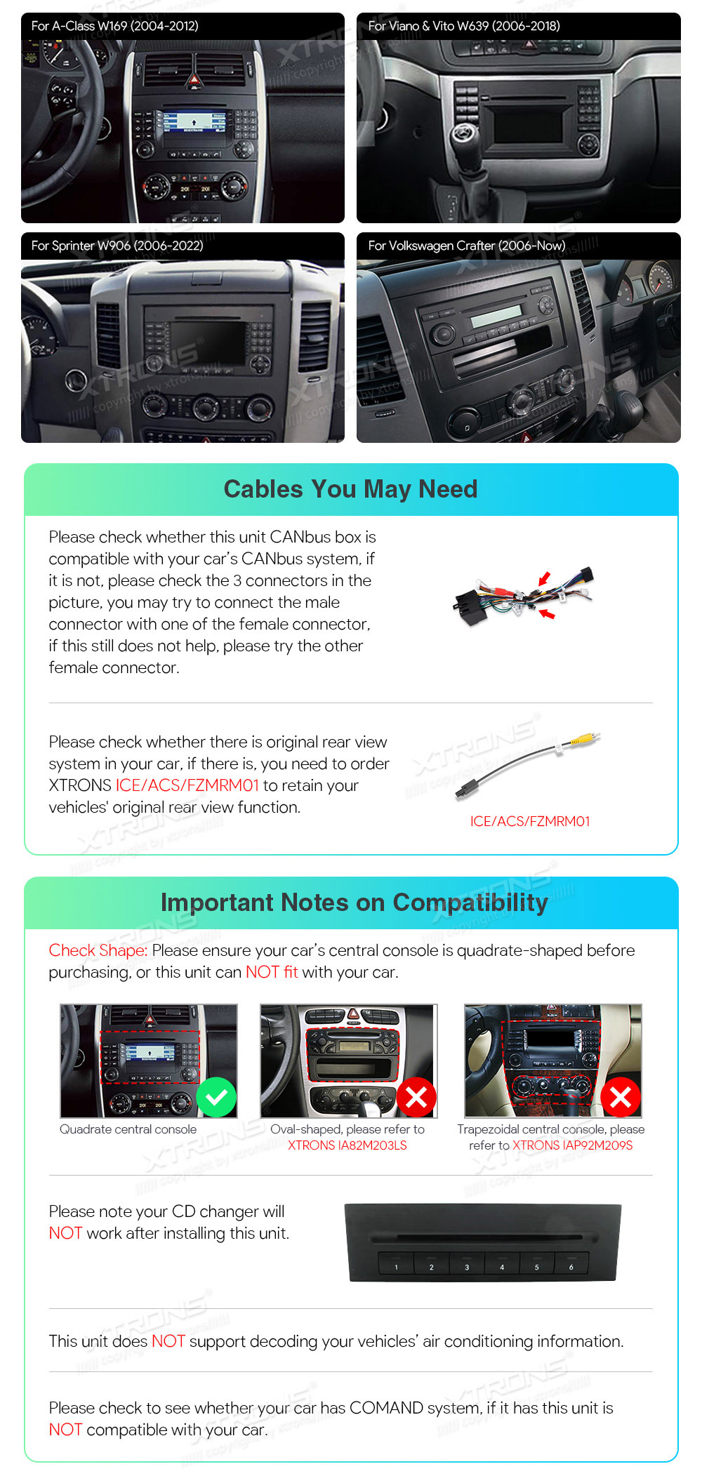 XTRONS IA72M245S XTRONS IA72M245S custom fit multimedia radio suitability for the car