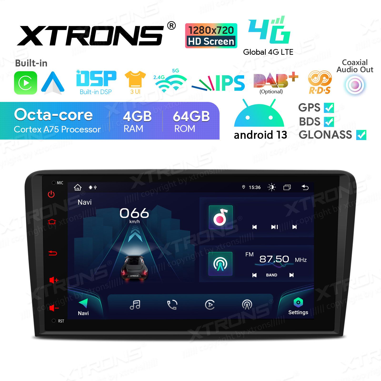 Audi A3 (2003-2012) Android 13  | GPS car radio and multimedia system