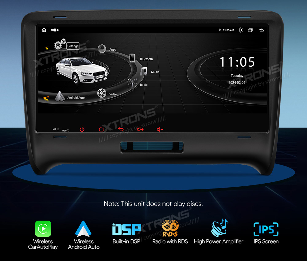 XTRONS IA82ATTLHS Mudelikohane android multimeediakeskus gps naviraadio