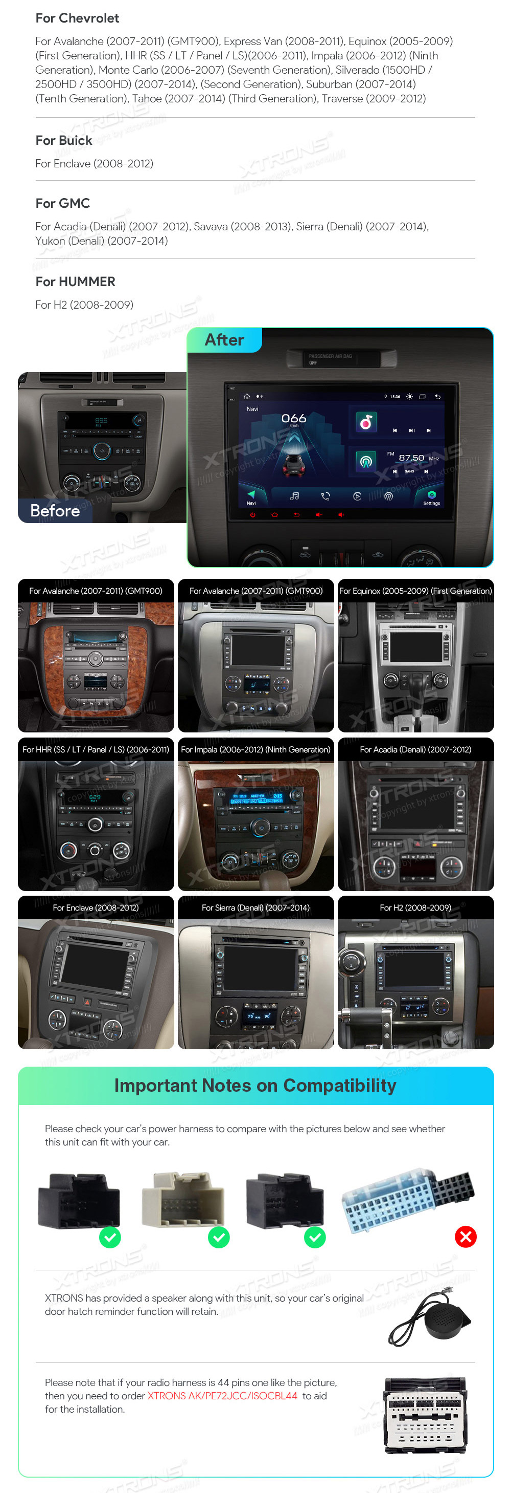 XTRONS IA82JCCLS XTRONS IA82JCCLS custom fit multimedia radio suitability for the car