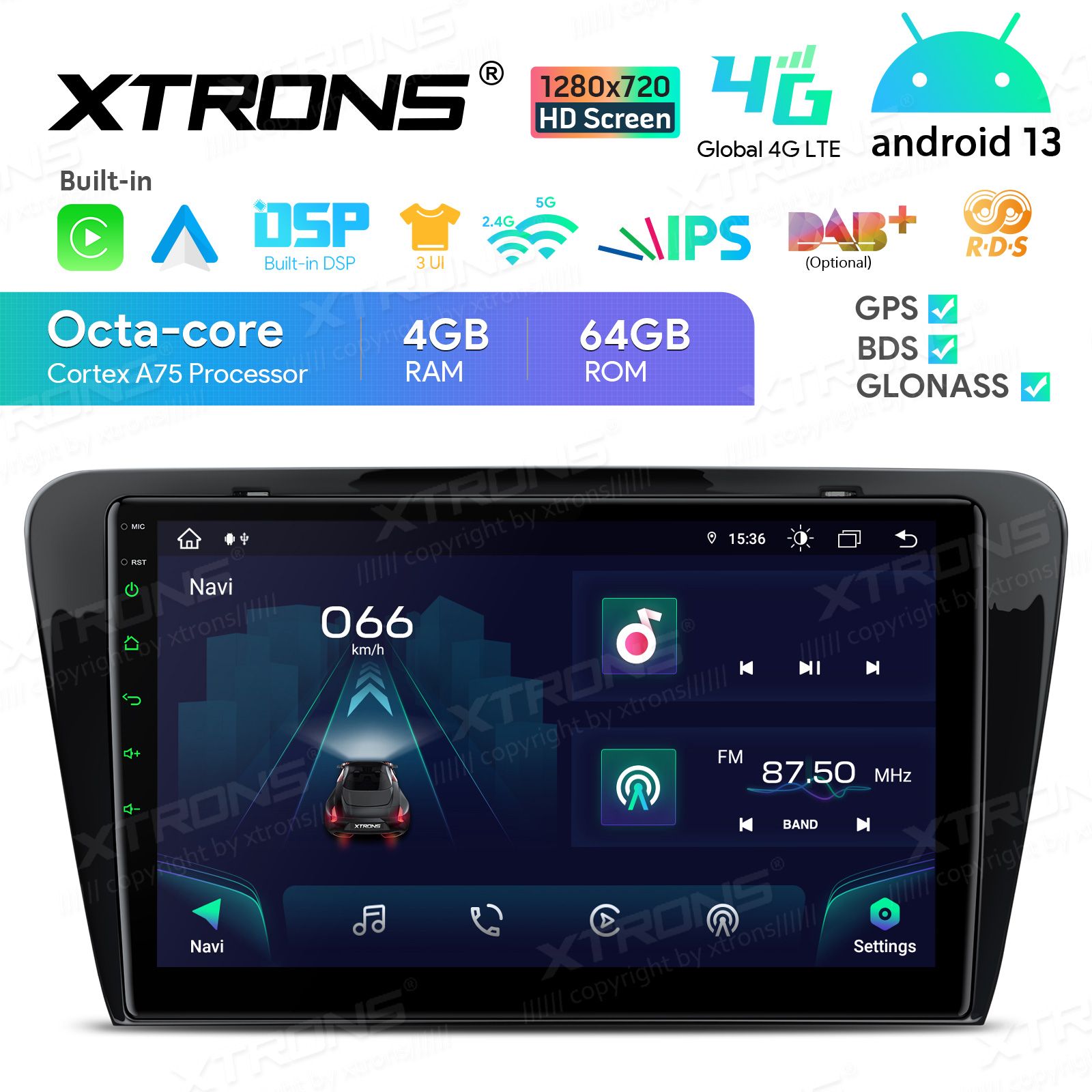 Skoda Octavia | Yeti (2008-2013) Android 13  | GPS car radio and multimedia system