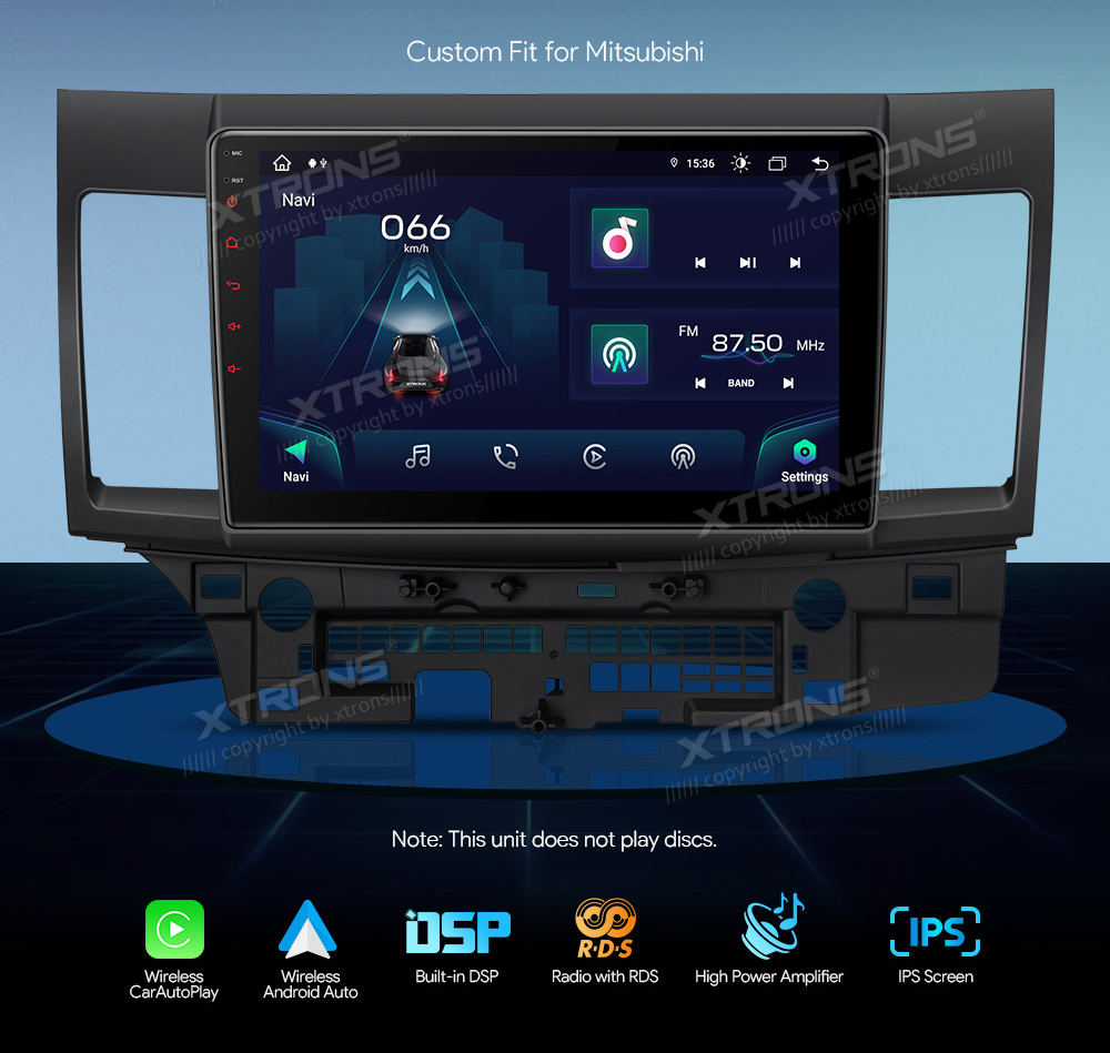 XTRONS IAP12LSMS Car multimedia GPS player with Custom Fit Design