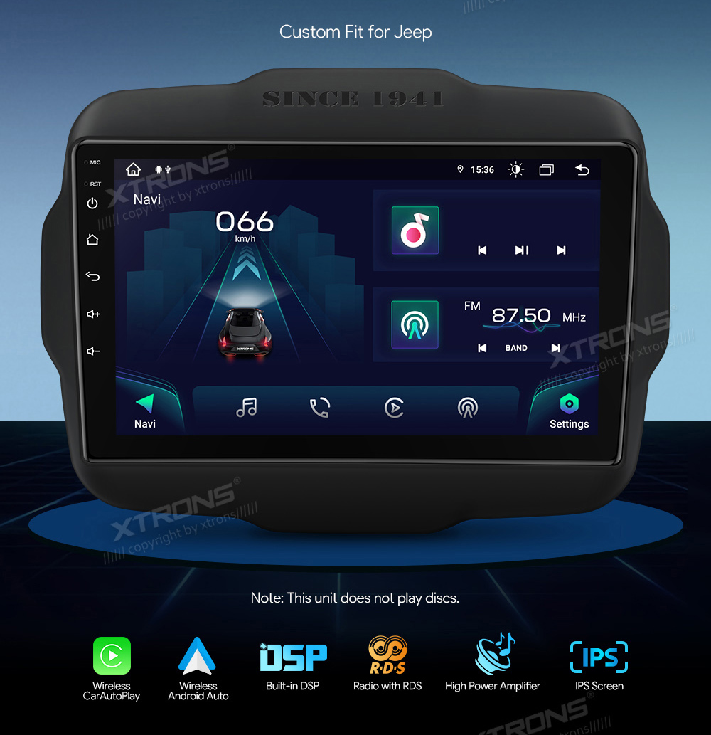 XTRONS IAP92RGJS Car multimedia GPS player with Custom Fit Design