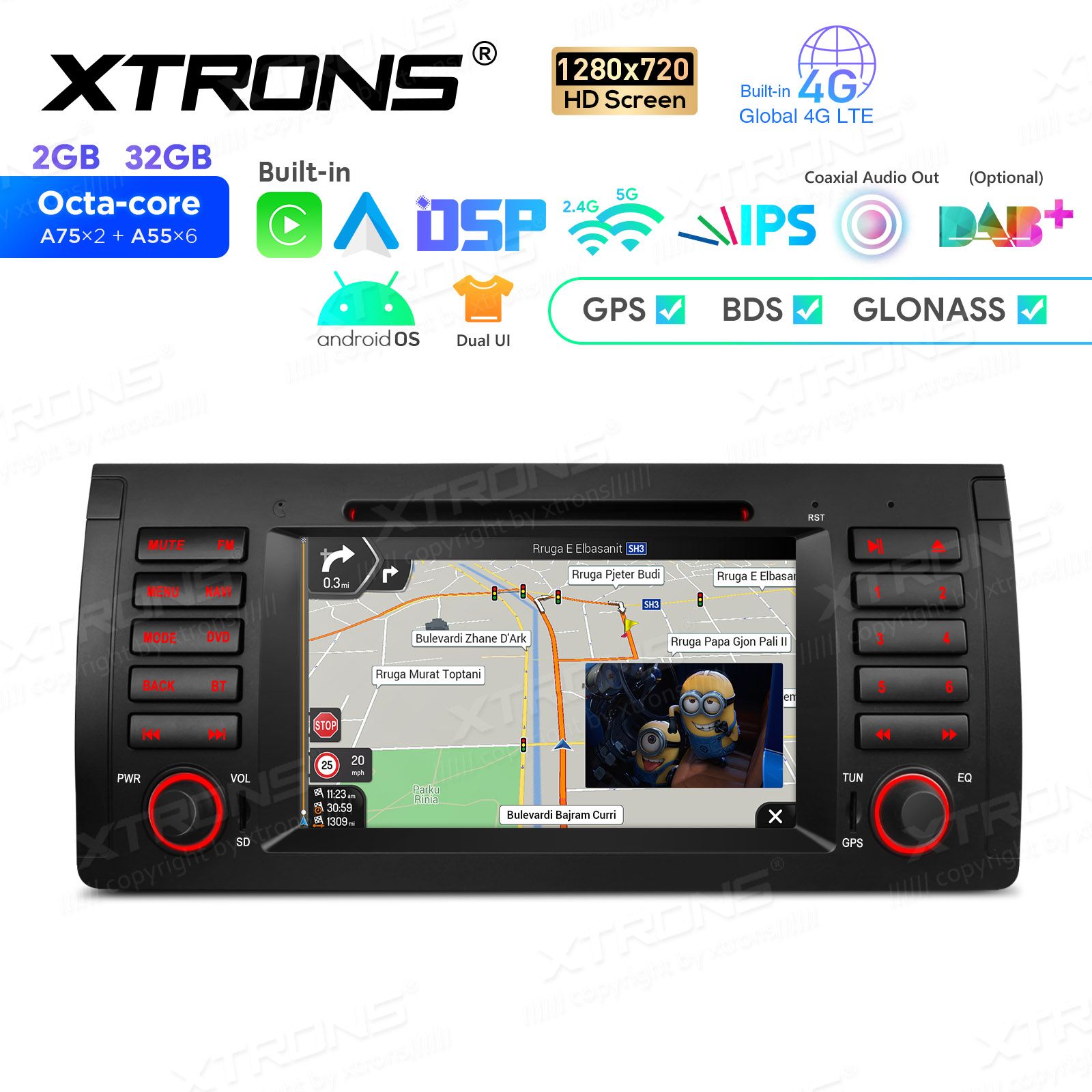 Lexus IS200 | IS300 | IS350 (2006-2012) Android 13  | GPS auto radio un multimediju centrs