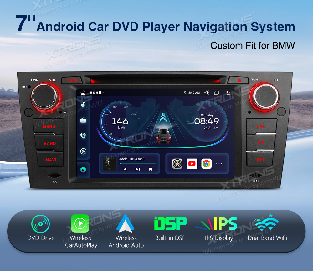 XTRONS IE7290B Mudelikohane android multimeediakeskus gps naviraadio