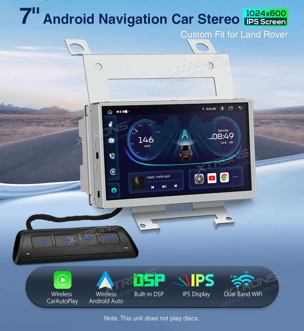 XTRONS IE72DLRL Mudelikohane android multimeediakeskus gps naviraadio