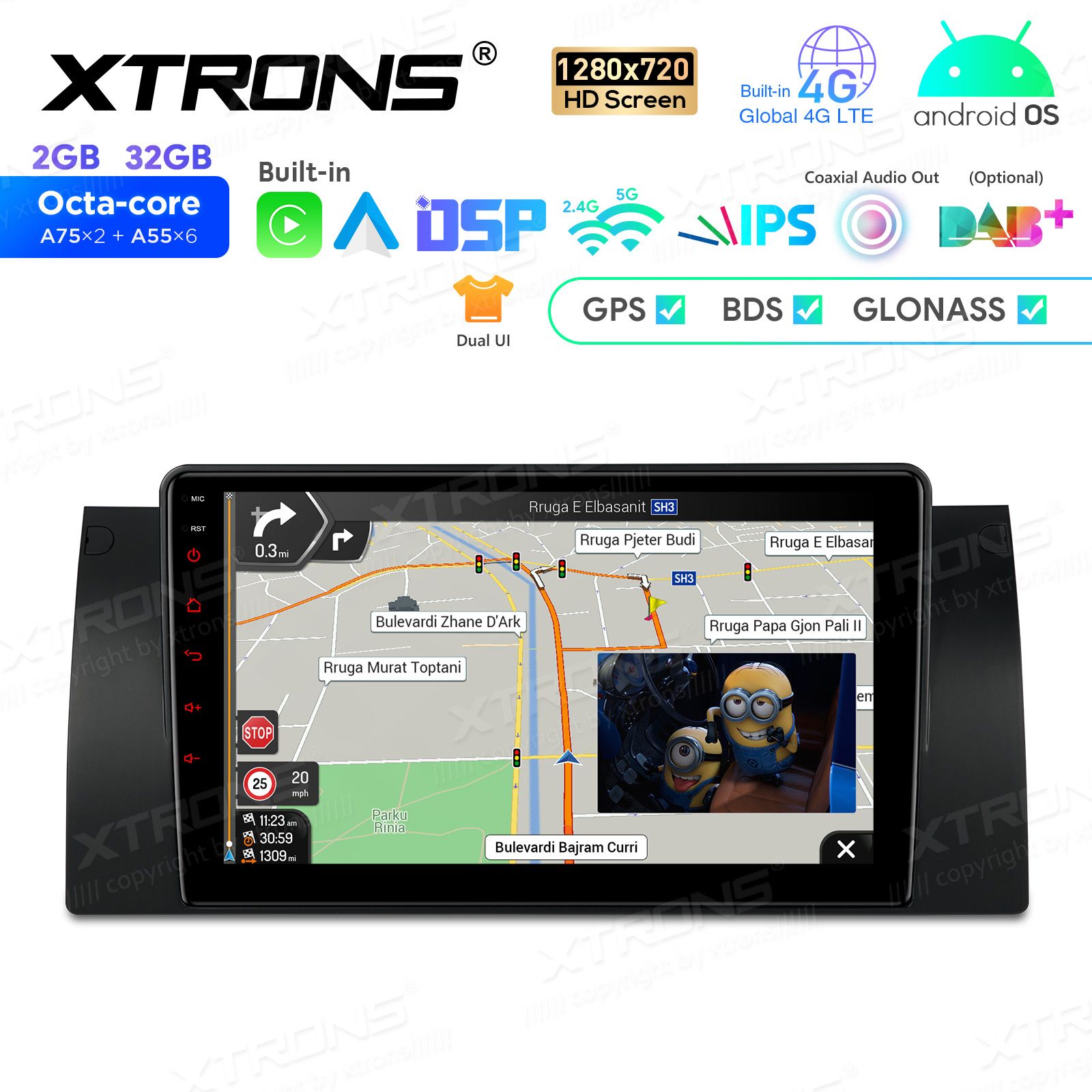 BMW X5 E53 (1999-2006) Android 12  | GPS car radio and multimedia system