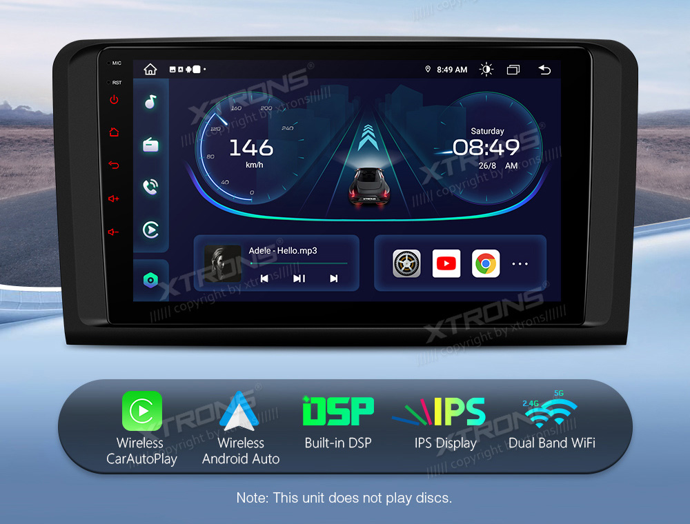 XTRONS IEP92M164 Mudelikohane android multimeediakeskus gps naviraadio