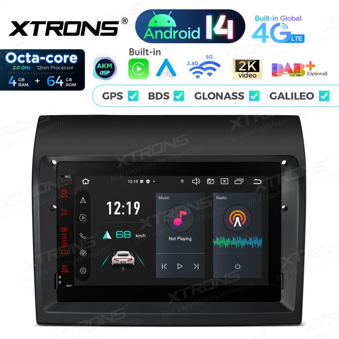 Peugeot Boxer | Citroen Jumper | Fiat Ducato (2011-2015) Android 14 | auto GPS radio ja multimedia näyttösoitin