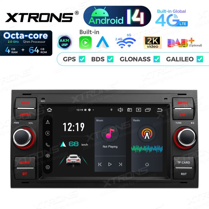 Ford C-Max | S-Max | Galaxy | Focus | Transit (2005-2011) Android 14  | GPS car radio and multimedia system