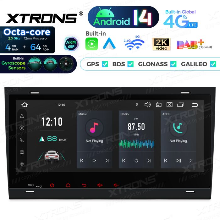 Audi A4 | B5 (2002-2008) Android 14  | GPS auto radio un multimediju centrs