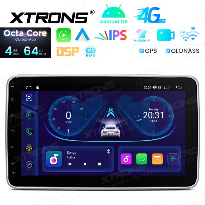 2 DIN Android 14 | auto GPS radio ja multimedia näyttösoitin