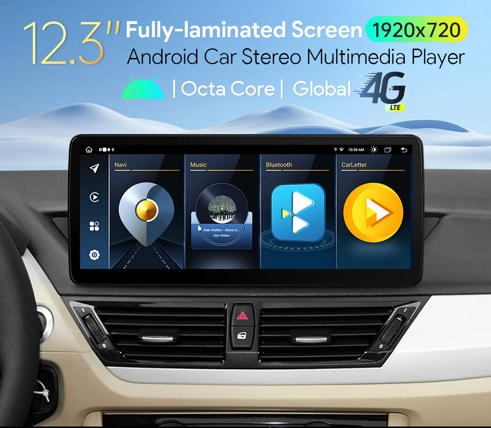 BMW X1 E84 (2009-2015) iDrive CIC  XTRONS QLB22CIB12X1 Car multimedia GPS player with Custom Fit Design