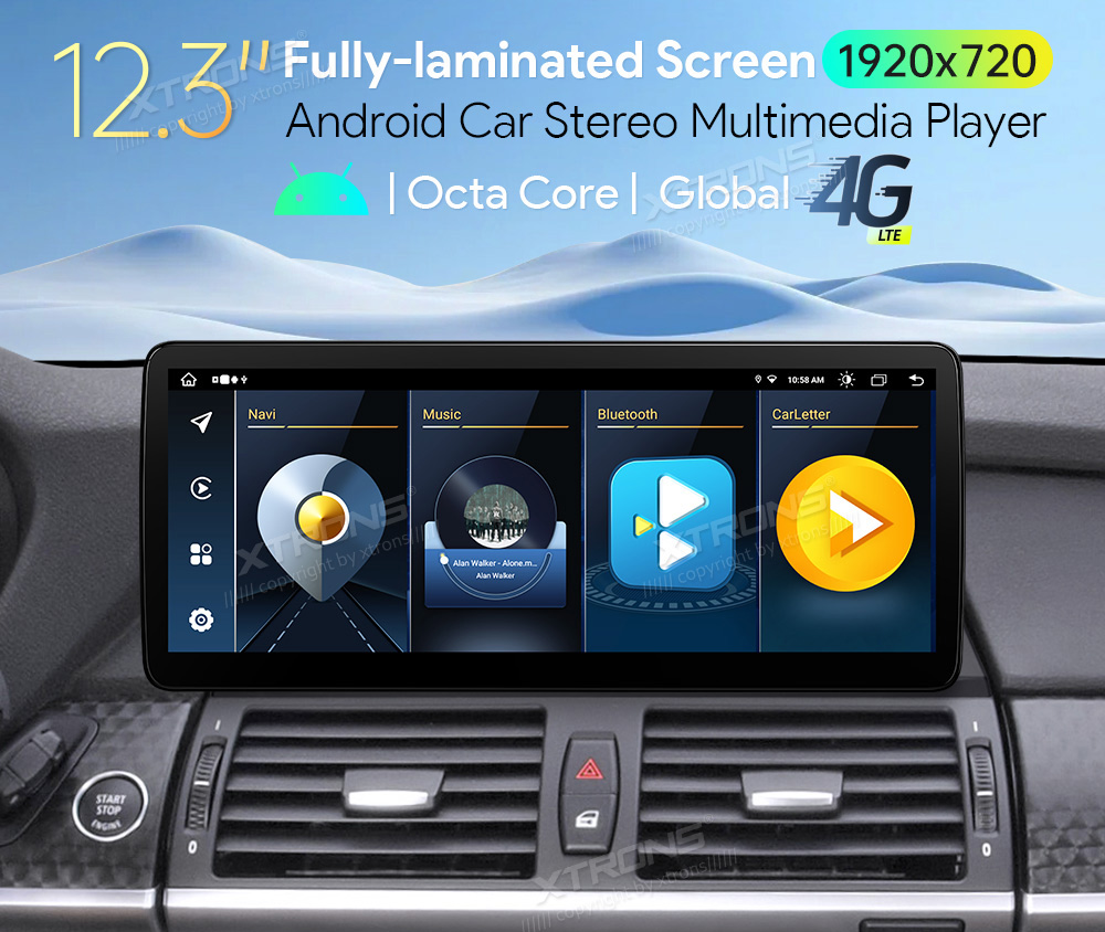 BMW X5 | X6 | E70 | 71 iDrive CIC (2010-2014)  XTRONS QLB22CIB12X5L Car multimedia GPS player with Custom Fit Design