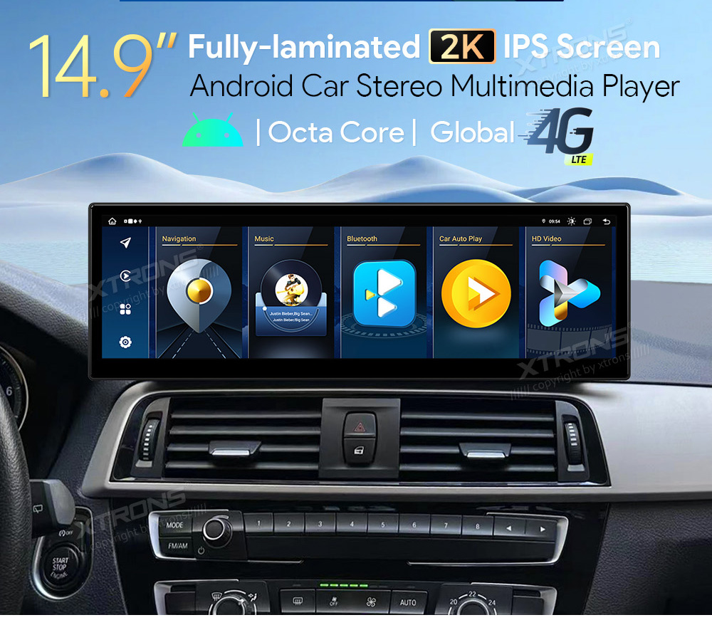 BMW 1.ser | BMW 2.ser | F20 | F23 | (2011-2016)  XTRONS QLB42NENB Car multimedia GPS player with Custom Fit Design