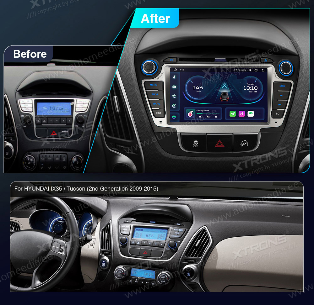 Car Stereo 2 Din Android For Hyundai Ix35 Tucson 2018-2020 Car Autoradio  Gps Navigation Multimedia Dvd Player For Hyundai - Buy 2 Din Android System