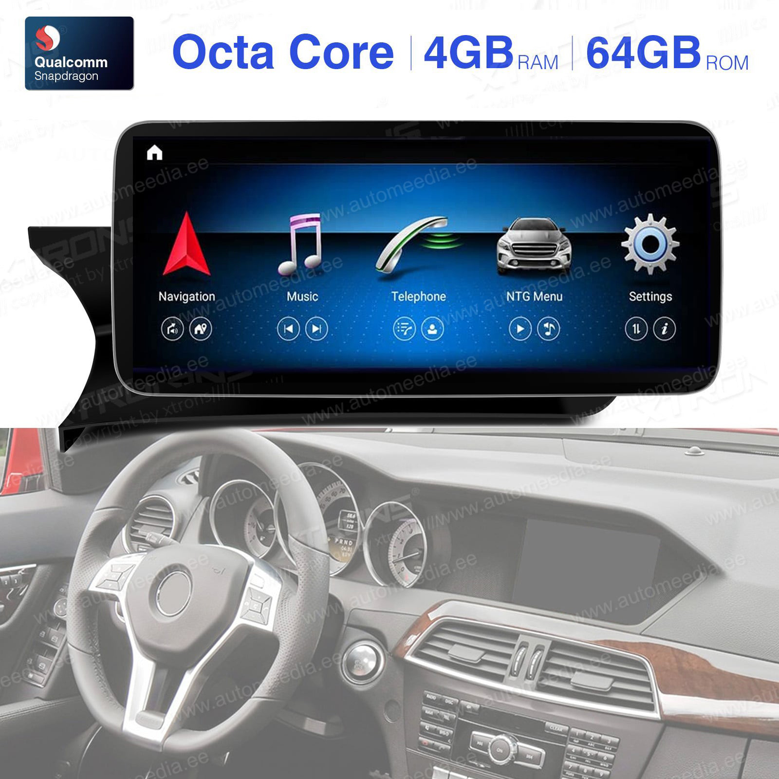 For Mercedes Benz A Class W168 1997~2004 NTG 2 DIN Car Android 9 GPS  Navigation Multimedia system WIFI BT Radio Amplifier
