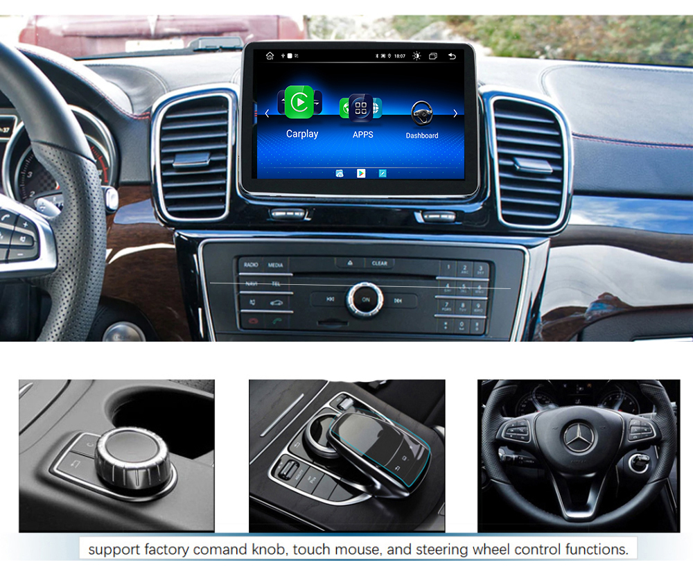 Mercedes-Benz ML W166 GL X166 2012-2015 Wireless Apple Carplay Android –  Hifimax GPS navigation