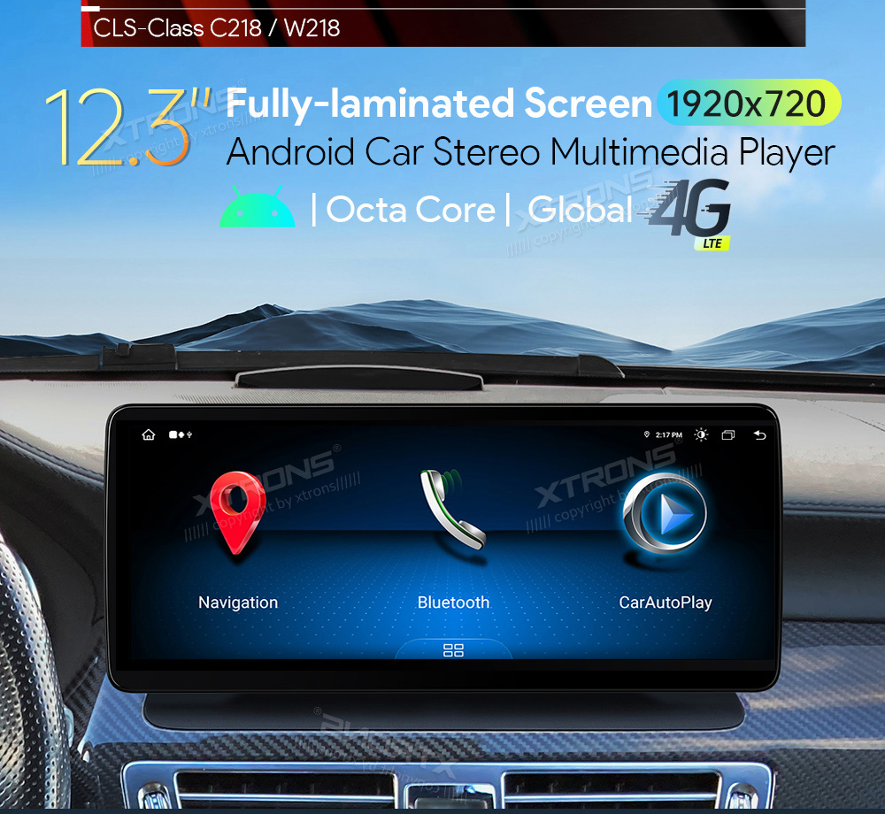 Mercedes-Benz CLS Class | 2011 - 2013 (NTG4.5)  XTRONS QLM2245M12CLS Car multimedia GPS player with Custom Fit Design